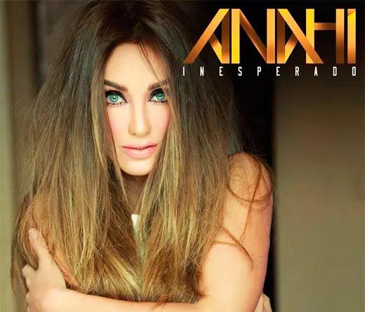 En redes sociales Anah present la portada de su prximo lbum Inesperado.